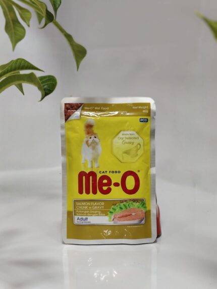 ME-O SALMON FLAVOUR CHUNK IN GRAVY