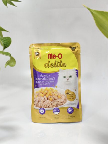 ME-O DELITE TUNA WITH CHEESE IN GRAVY